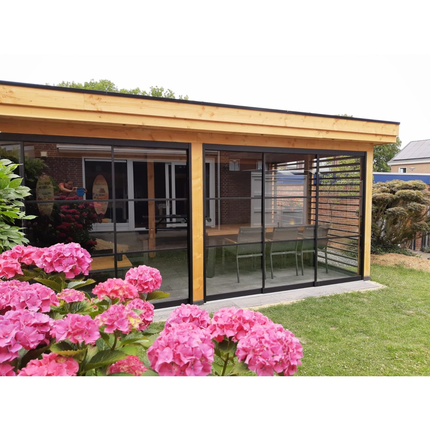 Overkapping Deluxe Dubbelwandig 1000cm x 350cm