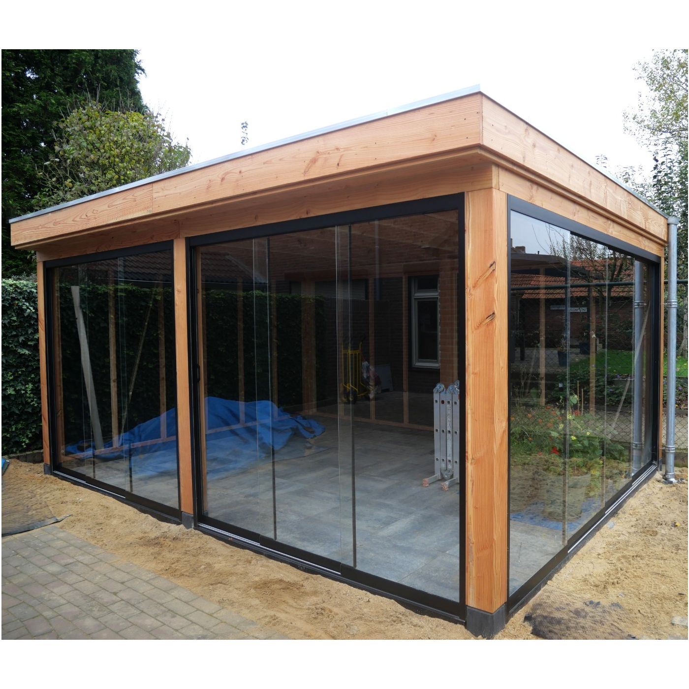 Overkapping DeLuxe Enkelwandig 600cm x 300cm