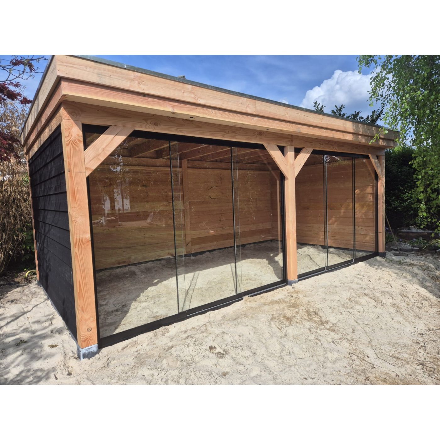 Overkapping DeLuxe Dubbelwandig 700cm x 300cm