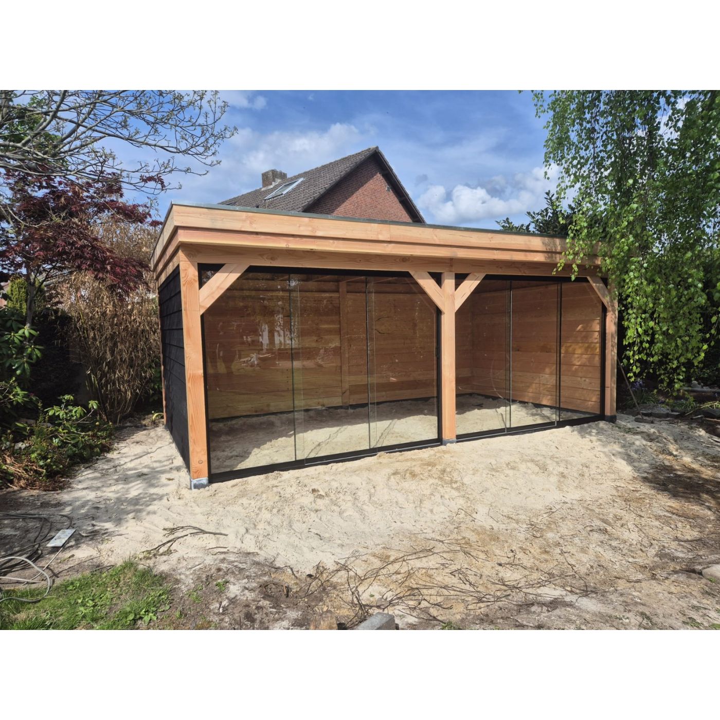 Overkapping DeLuxe Dubbelwandig 700cm x 400cm