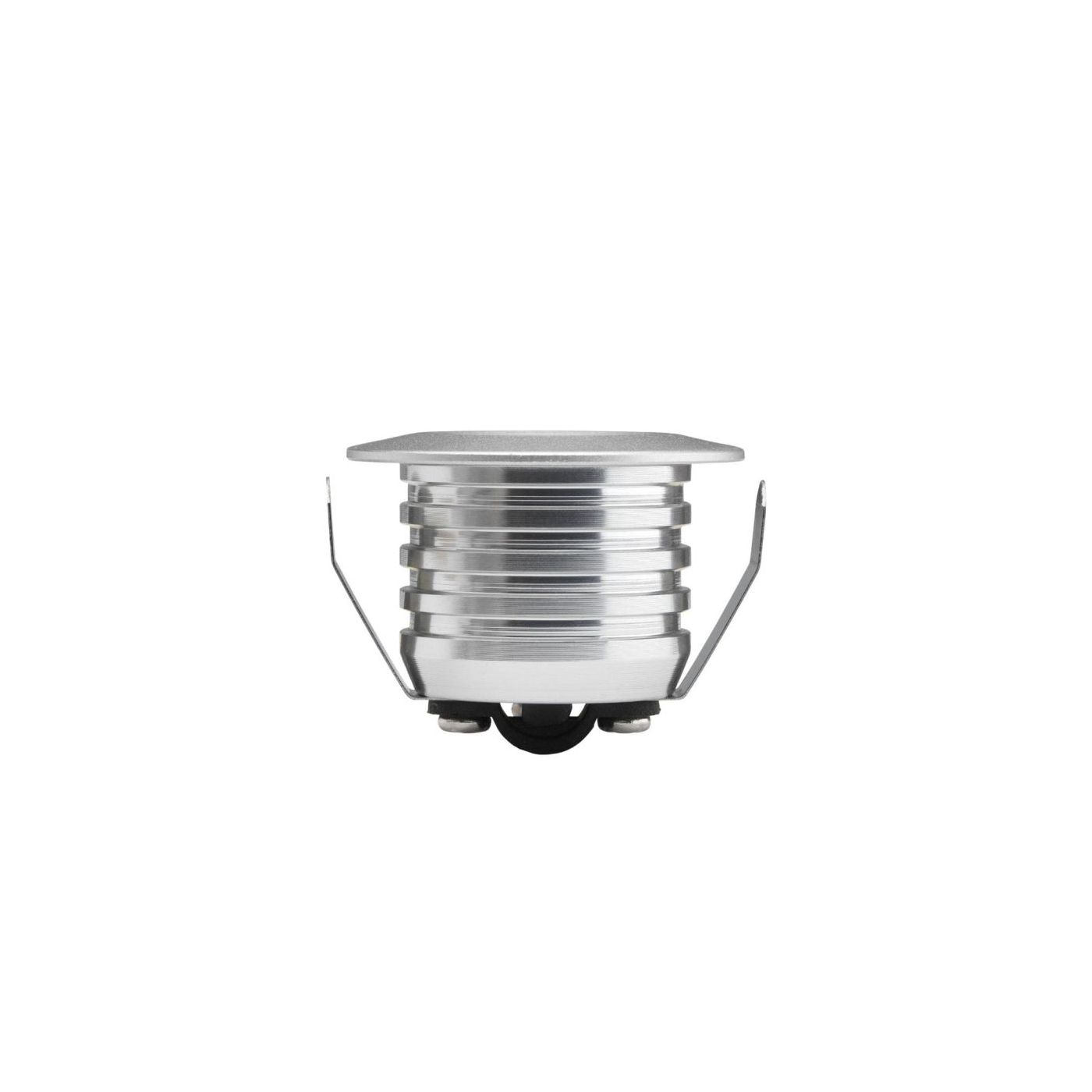 Set van 10-Ledspots kleur Aluminium AB - Warmwit