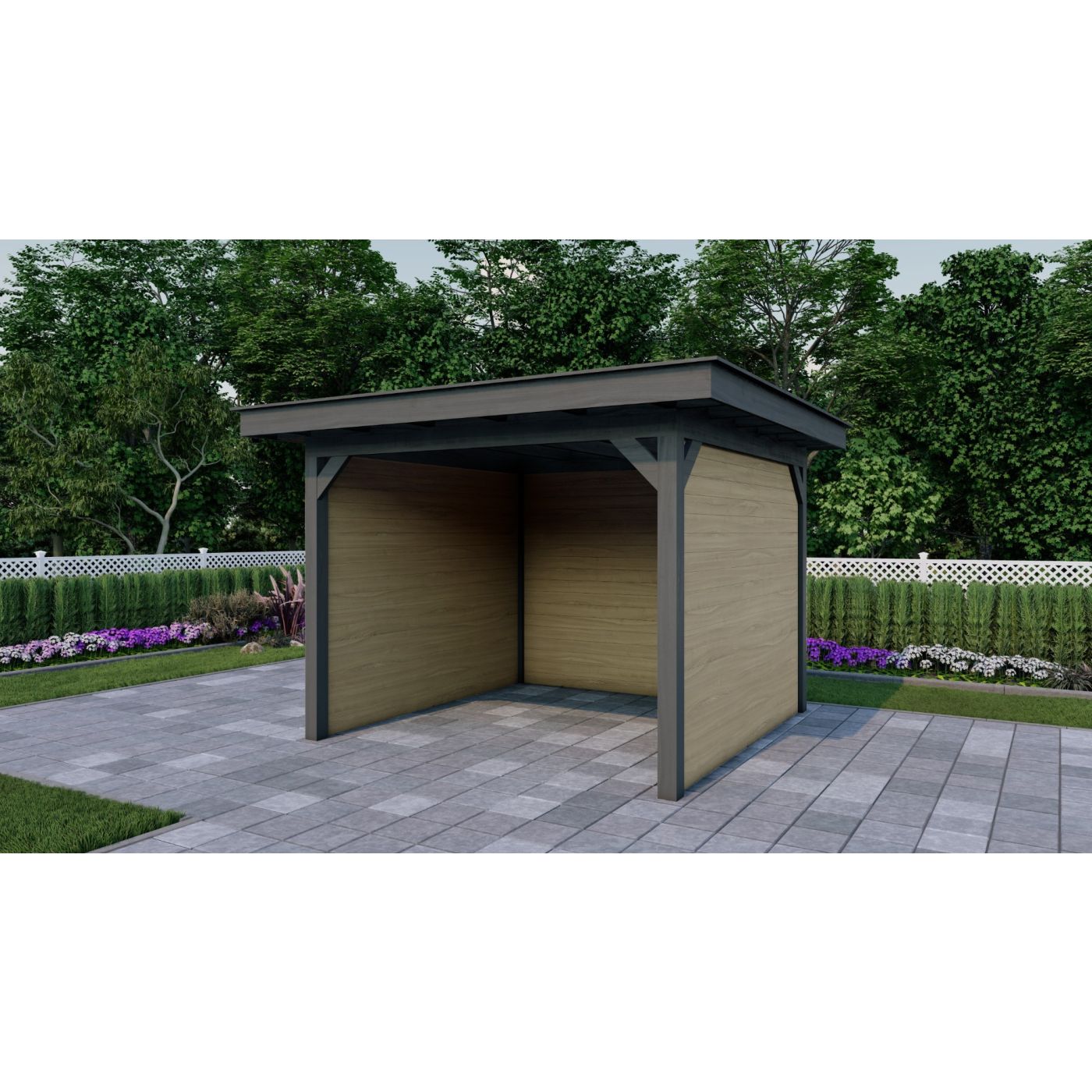 Overkapping Woodline 360cm x 280cm