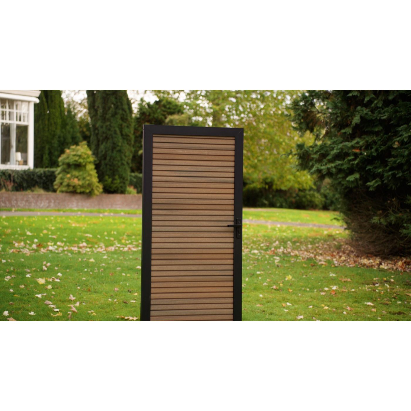 Terrafence Teak Rhombus tuinpoort 90cm breed