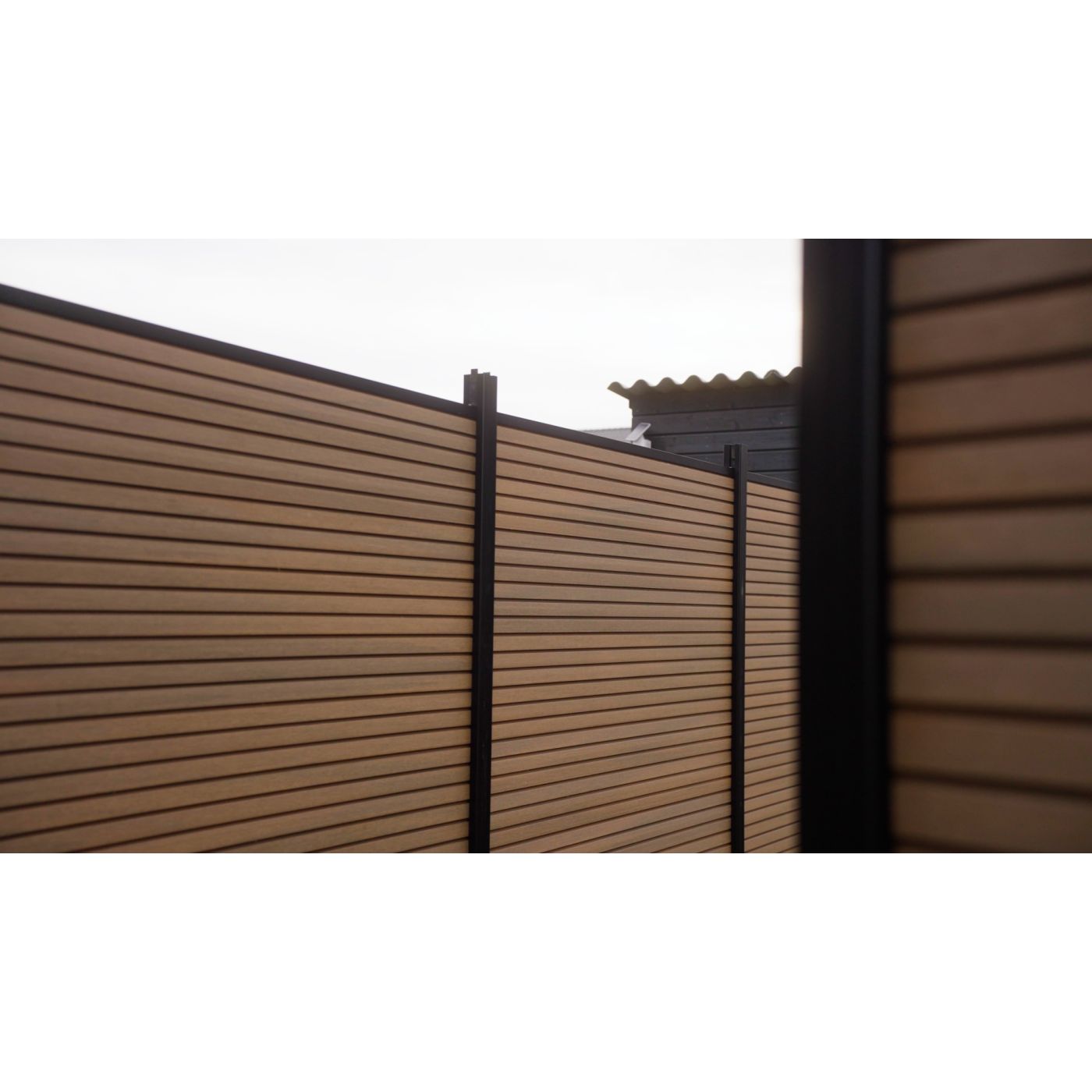 Terrafence Composiet schutting Pakket Teak Rhombus