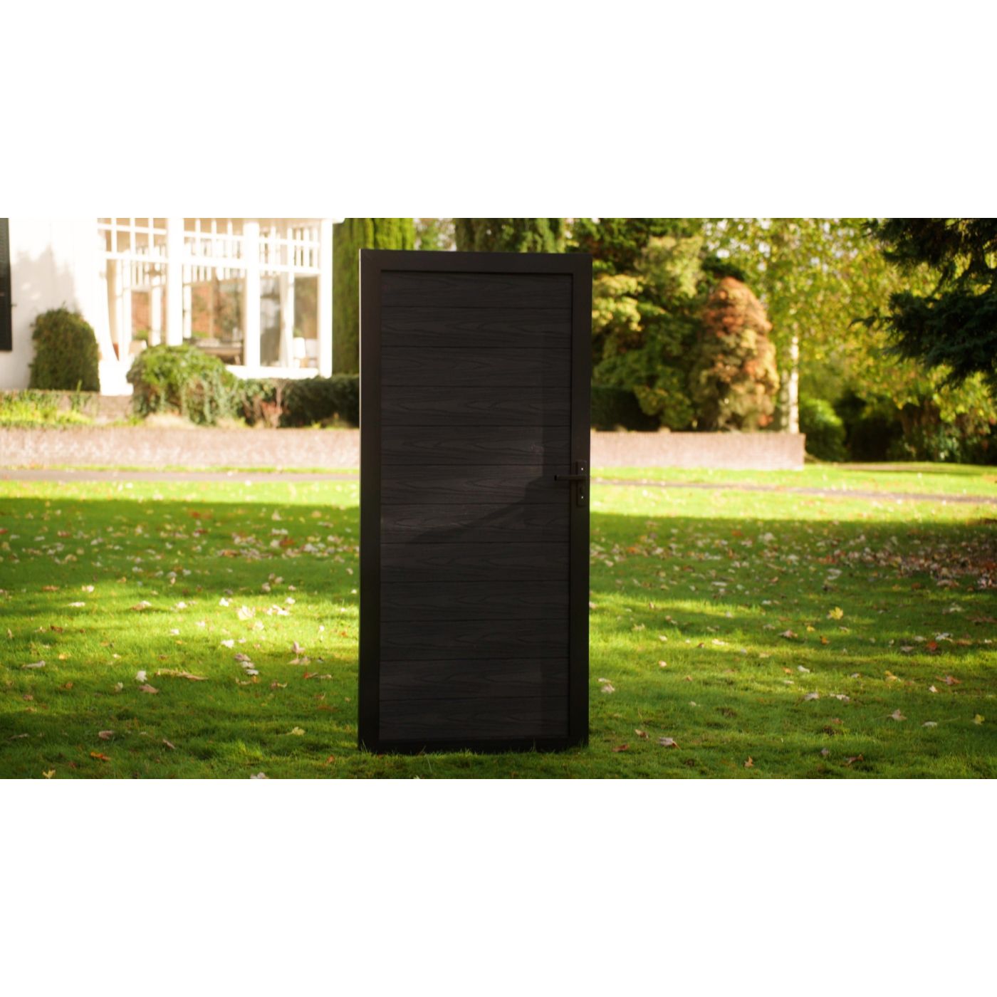 Terrafence Composiet schutting pakket Nordic Black Houtnerf
