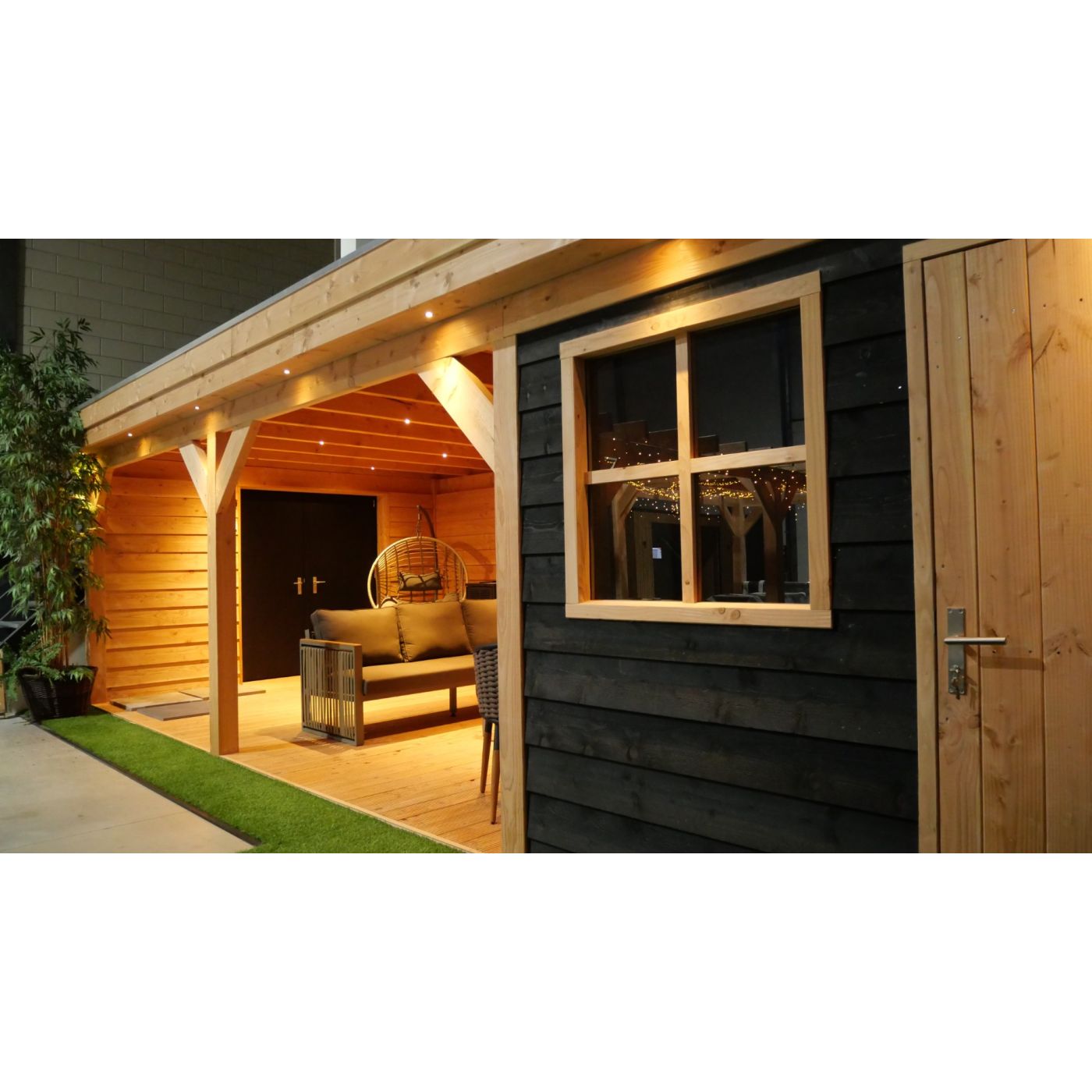 Set van 10-Ledspots kleur zwart AB - Warmwit