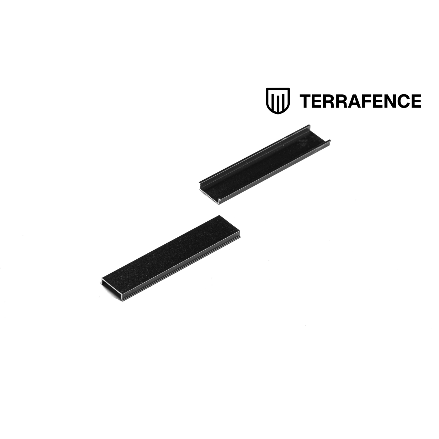Terrafence Zwarte Aluminium tuinpaal 2810 x 70 x 70mm