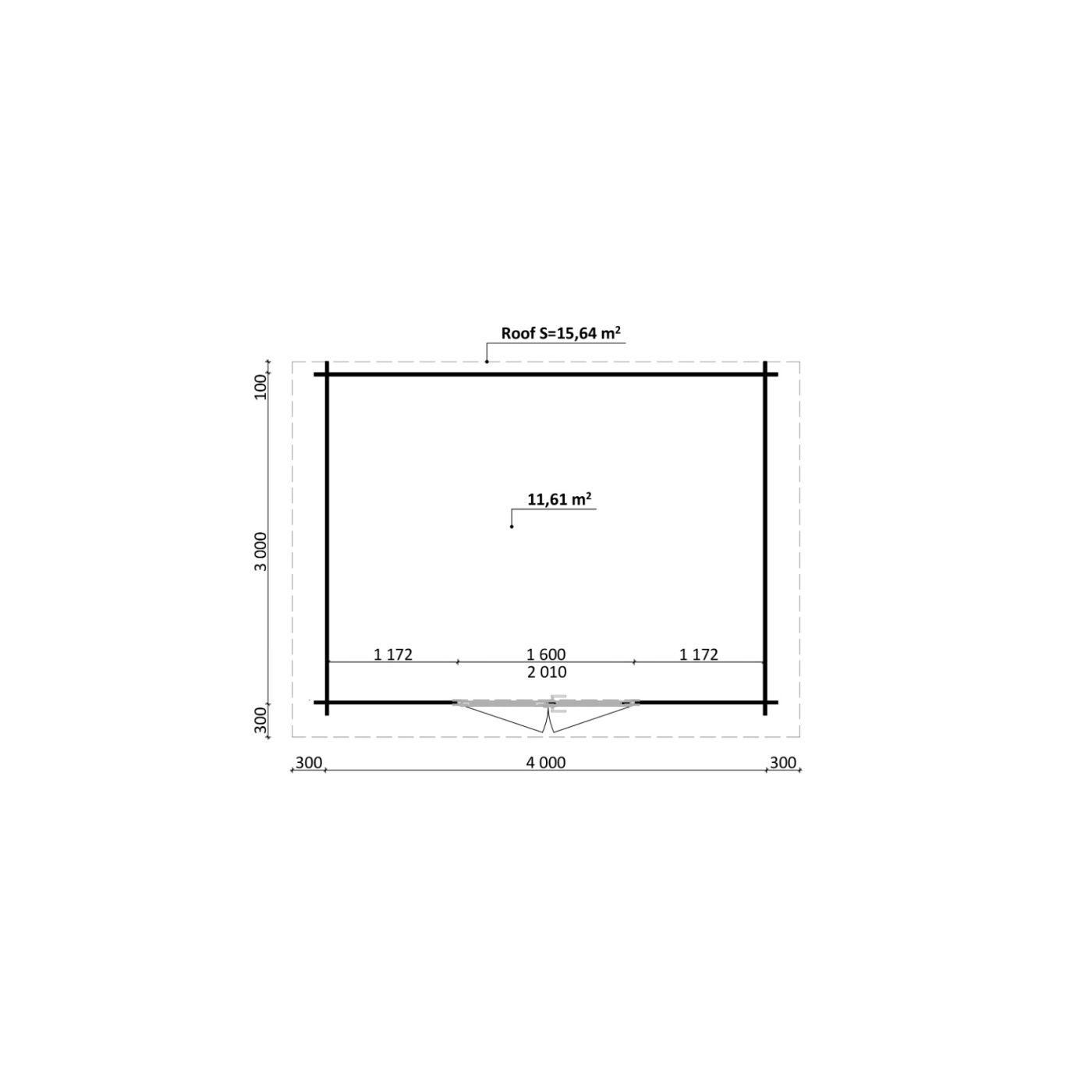 Schuur Greenline 460cm x 390cm