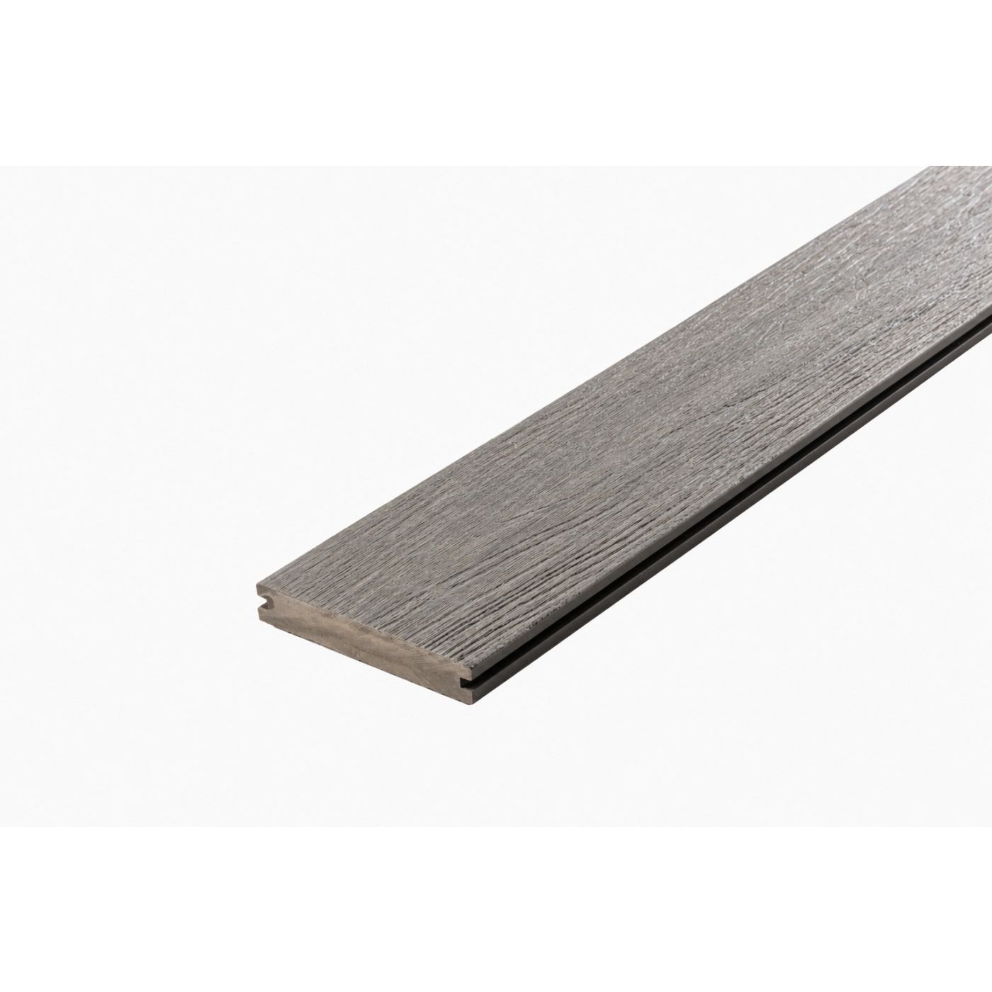 Terrafence vlonder plank Antiek grijs massief met houtnerf 4 meter