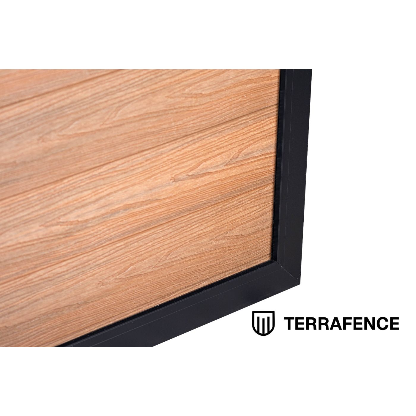 Terrafence Composiet schutting Pakket Teak Houtnerf