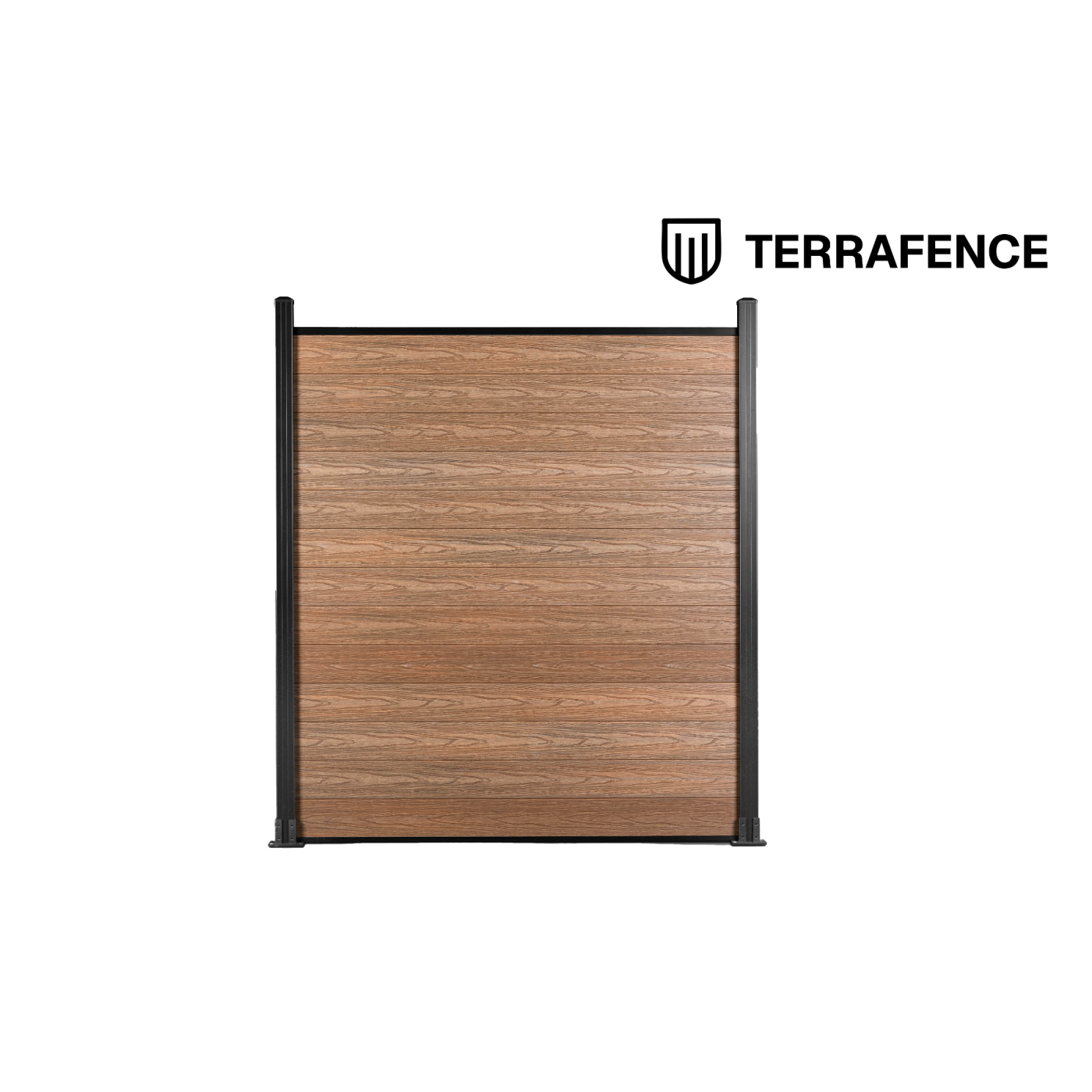 Terrafence Composiet schutting Pakket Teak Houtnerf