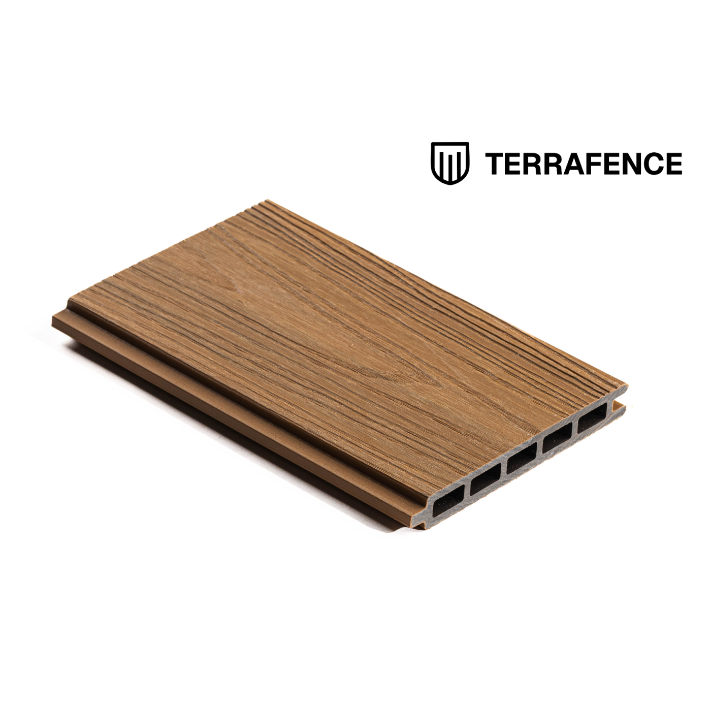 Terrafence Composiet schutting Pakket Teak Houtnerf