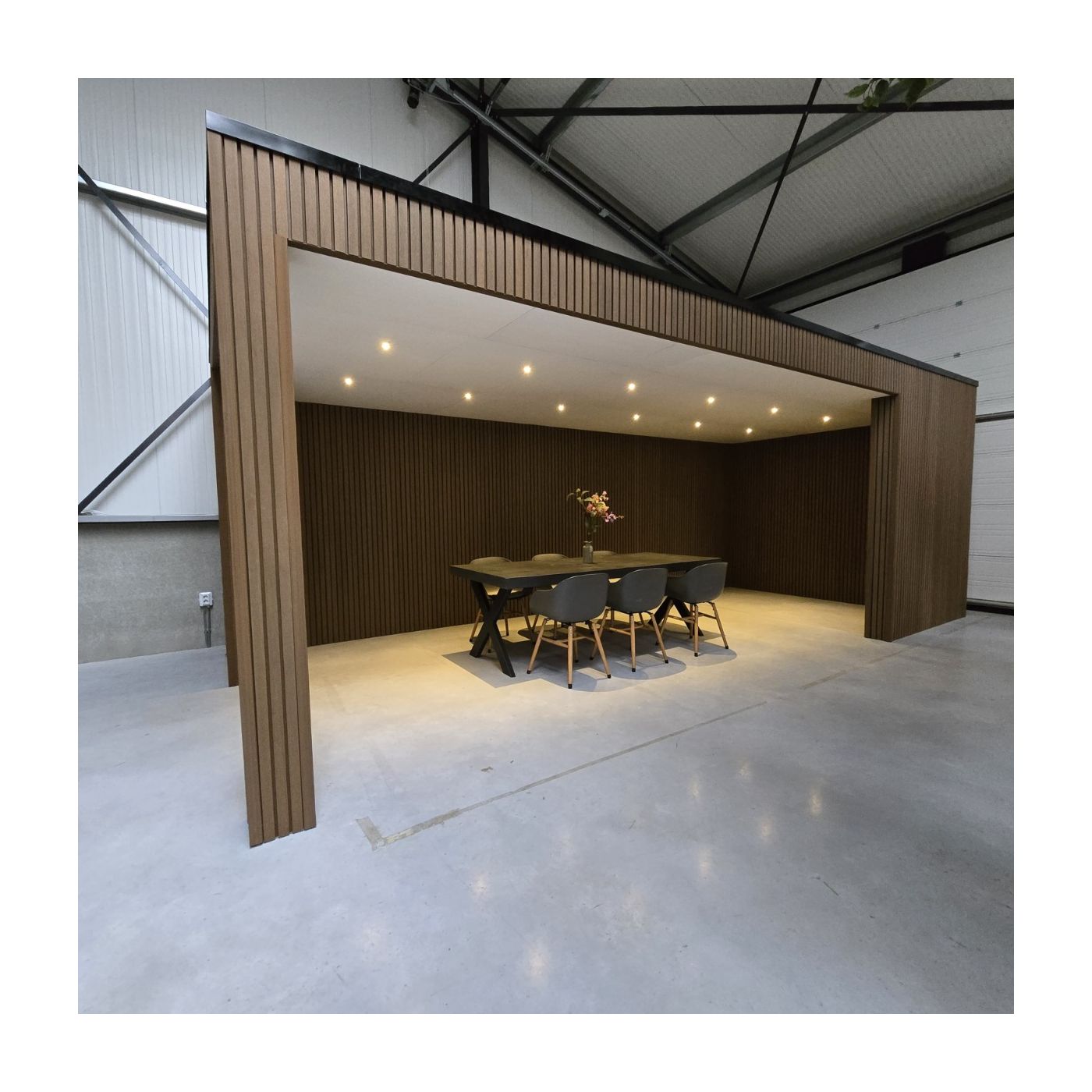 Overkapping Composiet Rhombus Oak 700cm x 370cm (400-300)